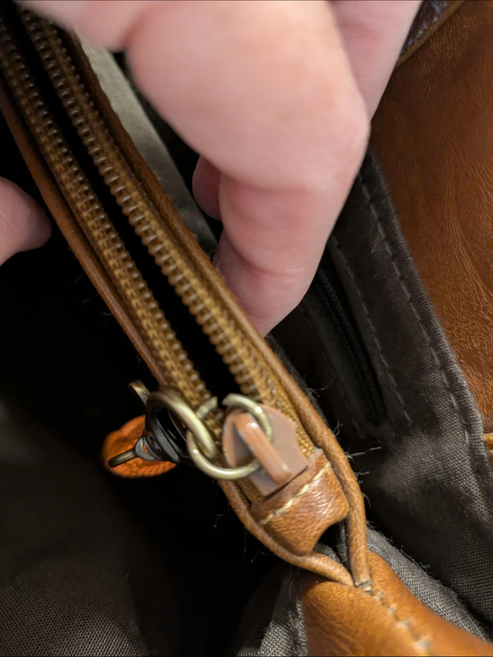 Rosetti Brown Satchel Bag With Crossbody Strap with Floral Cutouts, Coin Purse